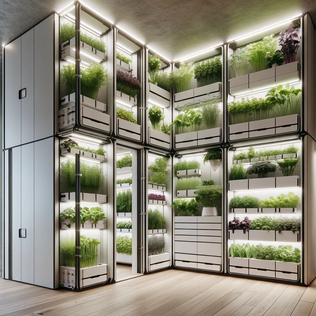 SmartWalls vertical growing system